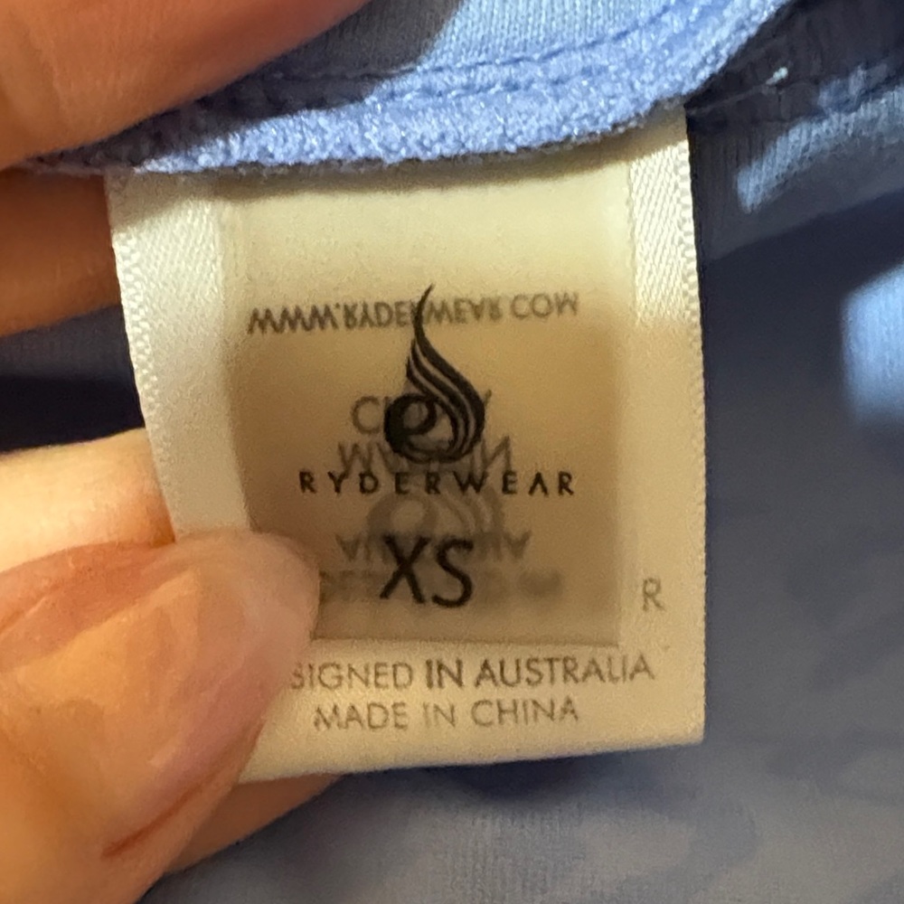 Ryderwear Blue Patterned Leggings - Picture 3 of 3